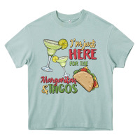 Arona i'm here for the margaritas and tacos Heavy Core Tee - MaliasSmallBusiness