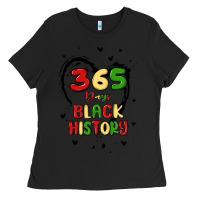 Black 365 days Ladies Tee - MaliasSmallBusiness