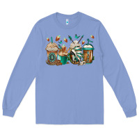 Colony Blue indian headdress coffee cups Long Sleeve Tee - Jasminsmagicworld