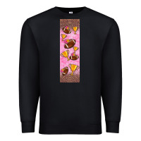 Black american football with lightning bolt  pen wrap Premium Sweatshirt - BundleAndBundleShop
