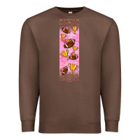 Chestnut american football with lightning bolt  pen wrap Premium Sweatshirt - BundleAndBundleShop