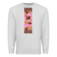 Dove Grey american football with lightning bolt  pen wrap Premium Sweatshirt - BundleAndBundleShop