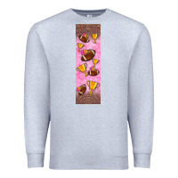 Heather Grey american football with lightning bolt  pen wrap Premium Sweatshirt - BundleAndBundleShop