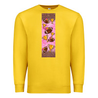 Lemon american football with lightning bolt  pen wrap Premium Sweatshirt - BundleAndBundleShop