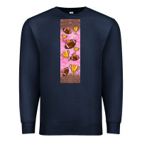 Navy american football with lightning bolt  pen wrap Premium Sweatshirt - BundleAndBundleShop