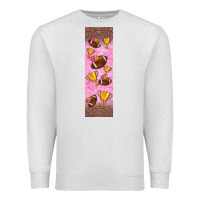 Oatmeal Heather american football with lightning bolt  pen wrap Premium Sweatshirt - BundleAndBundleShop