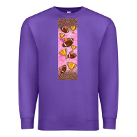 Purple american football with lightning bolt  pen wrap Premium Sweatshirt - BundleAndBundleShop