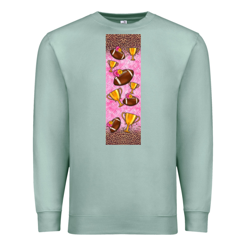 American Football With Lightning Bolt  Pen Wrap Premium Sweatshirt by BundleAndBundleShop | Teevron