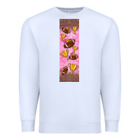 White american football with lightning bolt  pen wrap Premium Sweatshirt - BundleAndBundleShop