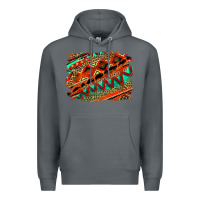 Rock western aztec background pattern Premium Hoodie - OliviaCreatesArt