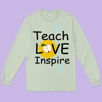 Teach Love Inspire Long Sleeve Tee Designed By Bettercallsaul