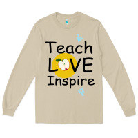 Mushroom Teach Love Inspire Long Sleeve Tee - Bettercallsaul