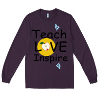 Plum Teach Love Inspire Long Sleeve Tee - Bettercallsaul