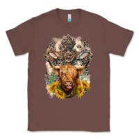 Chestnut Western Heifer Cow with crosses Classic Tee - LillyAllenDesigns
