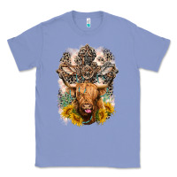 Colony Blue Western Heifer Cow with crosses Classic Tee - LillyAllenDesigns