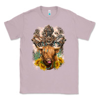 Lilac Western Heifer Cow with crosses Classic Tee - LillyAllenDesigns