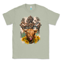 Matcha Western Heifer Cow with crosses Classic Tee - LillyAllenDesigns