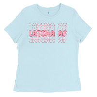 Baby Blue latina af Ladies Tee - MaliasSmallBusiness