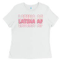 White latina af Ladies Tee - MaliasSmallBusiness
