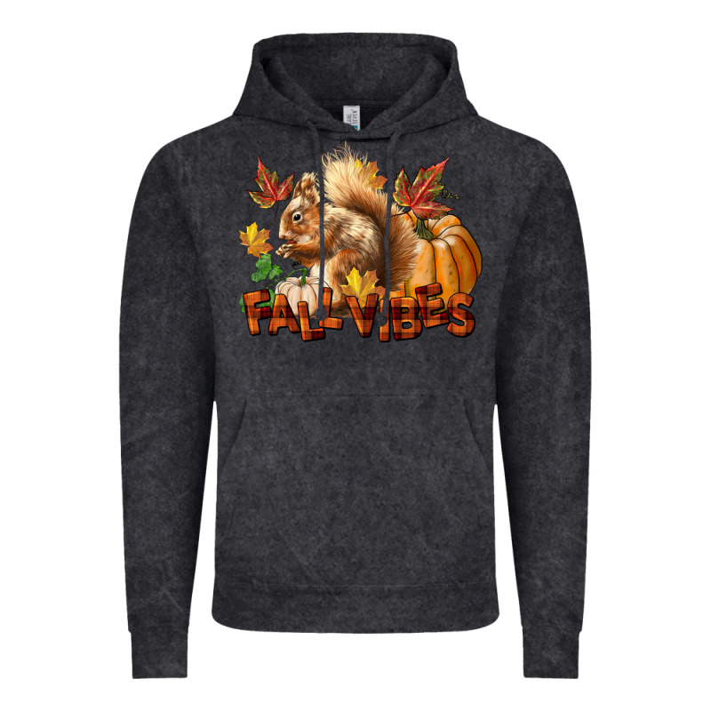 Fall Vibes Squirrel Vintage Hoodie by LillyAllenDesigns | Teevron