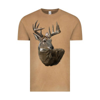 Vintage Camel white tailed buck deer head Vintage Tee - LillyAllenDesigns