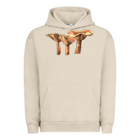 Pigment French Oak lactarius rufus mushroom Urban Hoodie - LillyAllenDesigns
