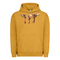 Pigment Peanut Butter lactarius rufus mushroom Urban Hoodie - LillyAllenDesigns