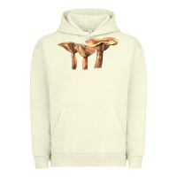 Pigment Pistachio lactarius rufus mushroom Urban Hoodie - LillyAllenDesigns