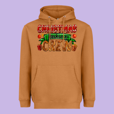 Christmas Baking Crew With Gifts Heavyweight Hoodie Designed By Fadigitalartstudio