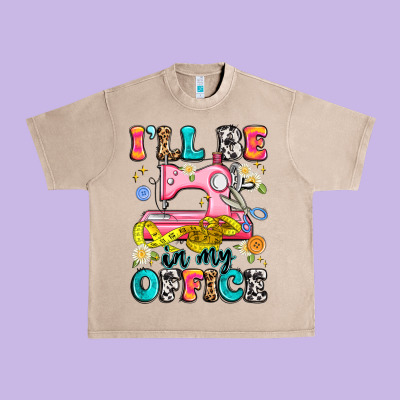 I'll Be In My Office Urban Heavy Tee Designed By Artiststas