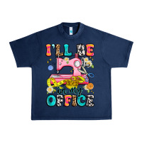 Navy i'll be in my office Urban Heavy Tee - Artiststas