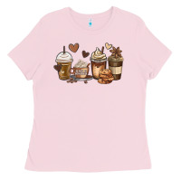 Bubblegum Pink melanin afro coffee cups Ladies Tee - MaliasSmallBusiness