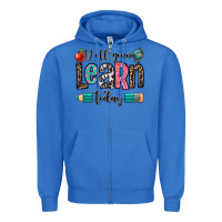 True Royal y'all gonna learn today Zipper Hoodie - OliviaCreatesArt