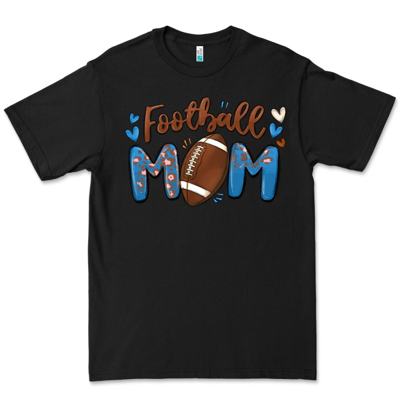 Football Mom Premium Tee by MaliasSmallBusiness | Teevron