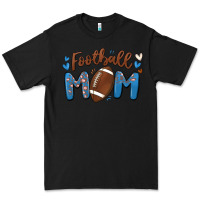 Black football mom Premium Tee - MaliasSmallBusiness