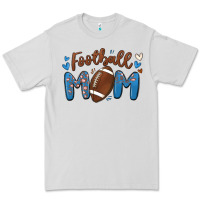 Dove Grey football mom Premium Tee - MaliasSmallBusiness