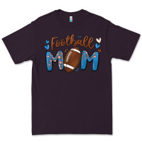 Plum football mom Premium Tee - MaliasSmallBusiness