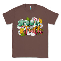 Chestnut Grow In Faith Classic Tee - LillyAllenDesigns
