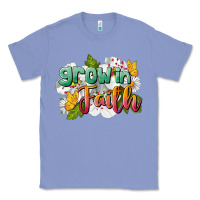 Colony Blue Grow In Faith Classic Tee - LillyAllenDesigns