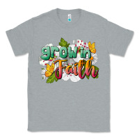 Heather Grey Grow In Faith Classic Tee - LillyAllenDesigns