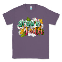 Lavender Grow In Faith Classic Tee - LillyAllenDesigns