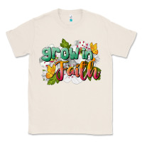 Natural Grow In Faith Classic Tee - LillyAllenDesigns