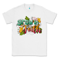White Grow In Faith Classic Tee - LillyAllenDesigns