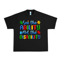 Black see the ability not the disability Urban Heavy Tee - Artiststas