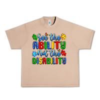 Burro see the ability not the disability Urban Heavy Tee - Artiststas