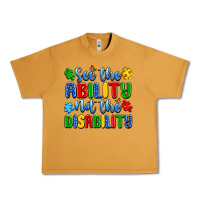 Peanut Butter see the ability not the disability Urban Heavy Tee - Artiststas
