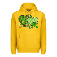 Lemon St. Patrick's Lucky hearts Premium Hoodie - OliviaCreatesArt