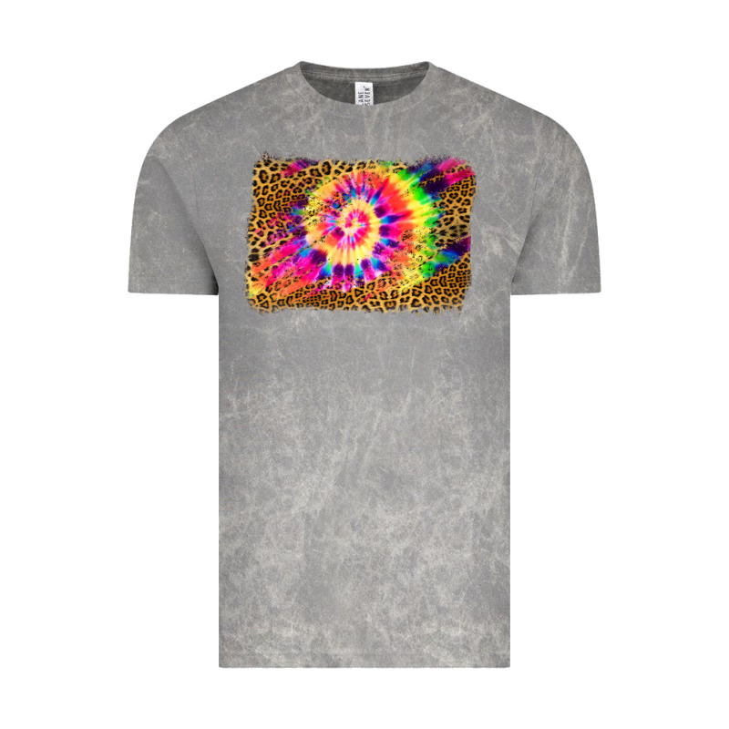 Leopard, Tie Die Backgraund Vintage Tee by JahusDesignShop | Teevron