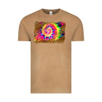 Vintage Camel leopard, tie die backgraund Vintage Tee - JahusDesignShop
