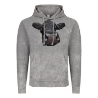 Cloud Rock Black Angus Heifer Vintage Hoodie - LillyAllenDesigns